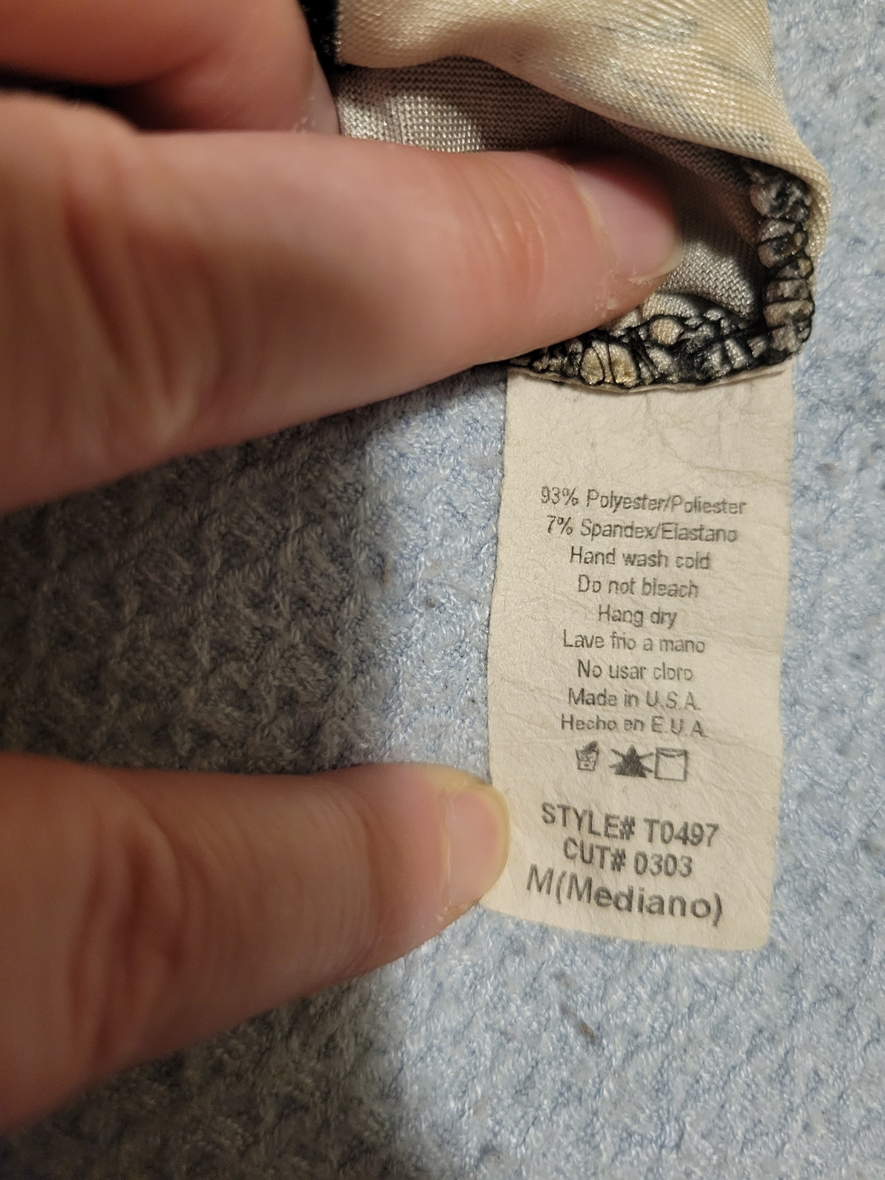 Vintage Forever 21 Black Top with Cream Floral Print & Lace Trim - Picture 12 of 13